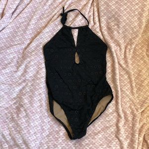Black Michael Kors one piece bathing suit